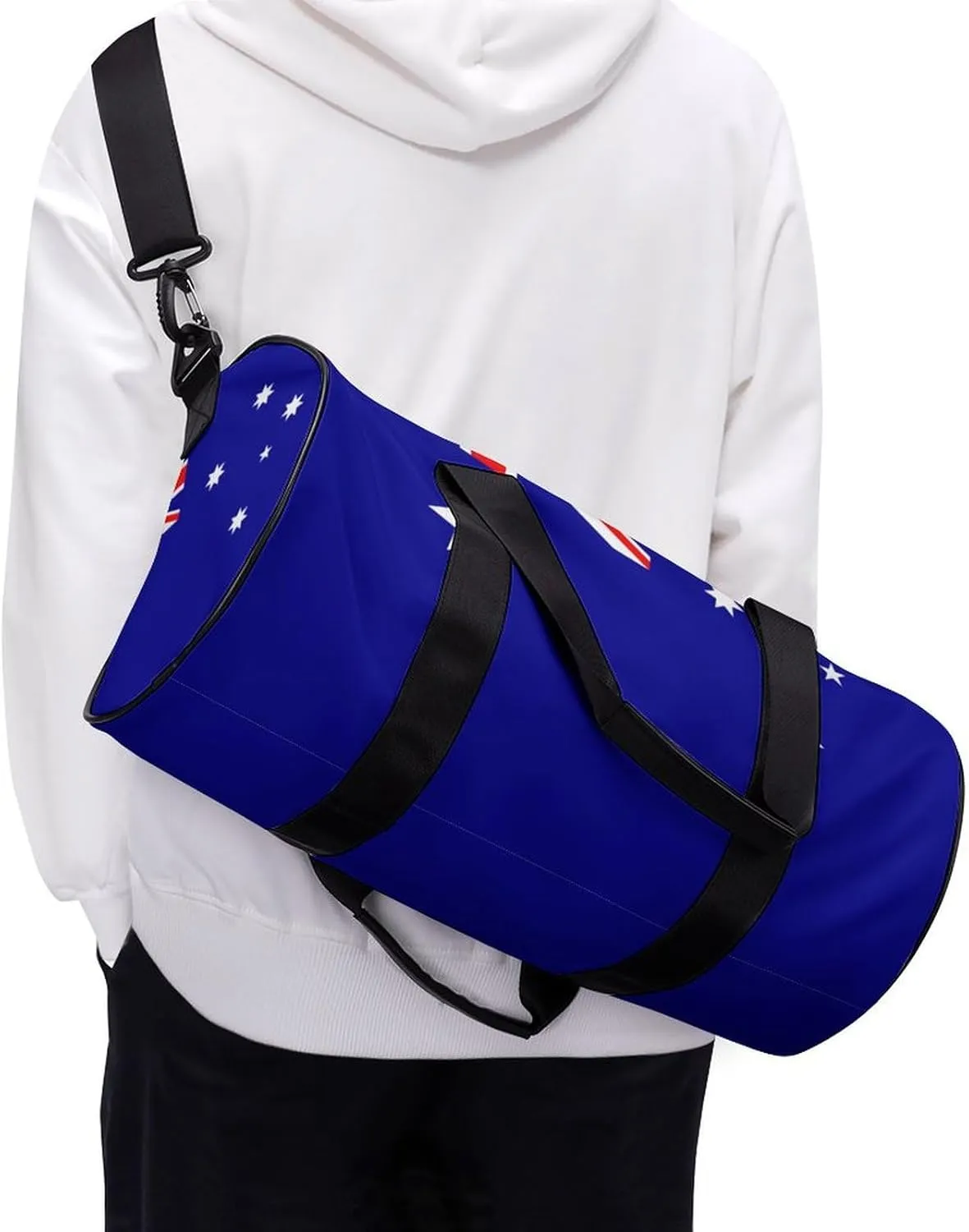 Australia Flag Gym Duffel Bag with Wet Pocket for Men Women Sports Overnight Tote