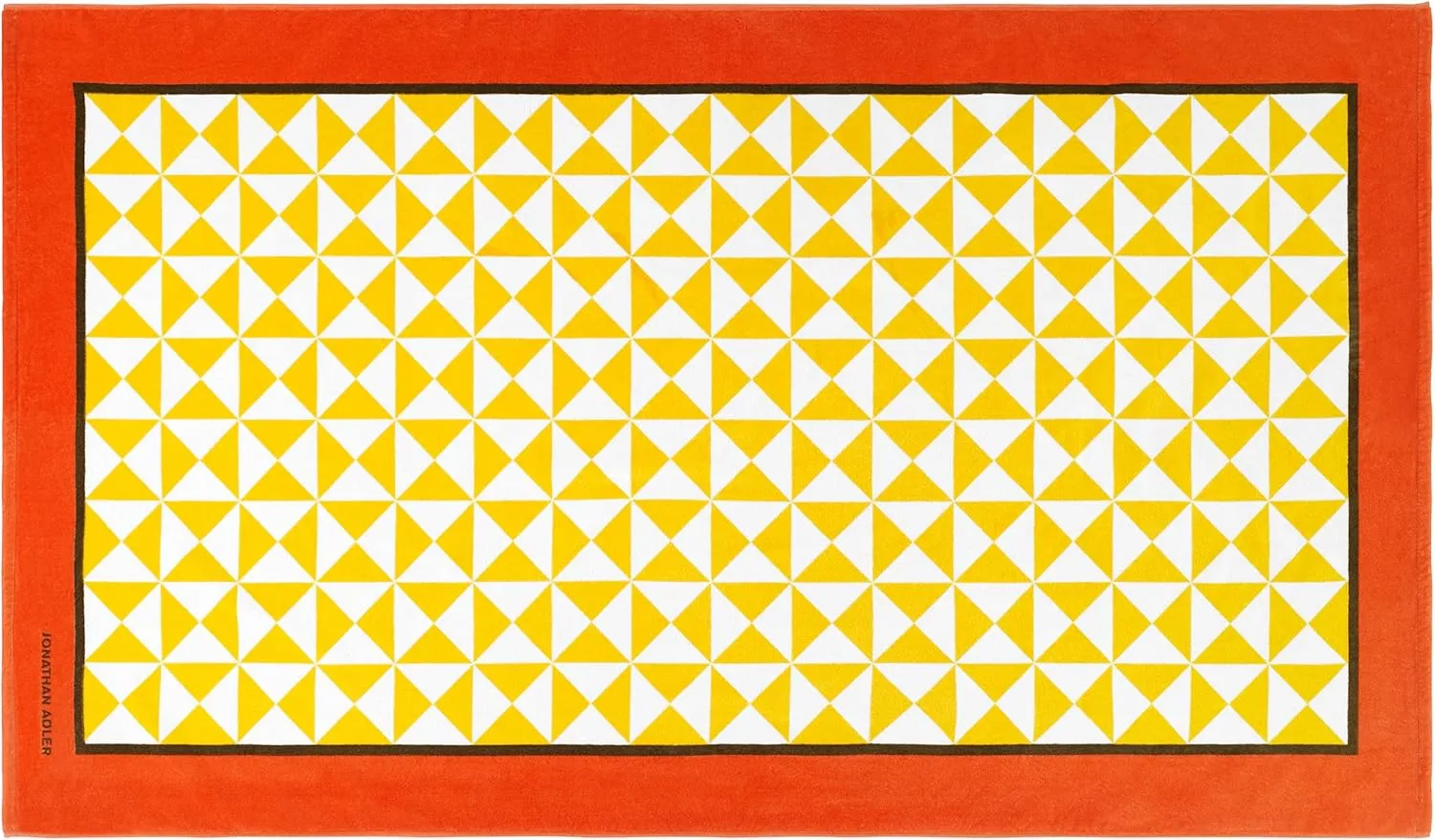 Avanti Linens Beach Jonathan Adler Collection, Towel, Multi (5510BTWLFLT GLD)
