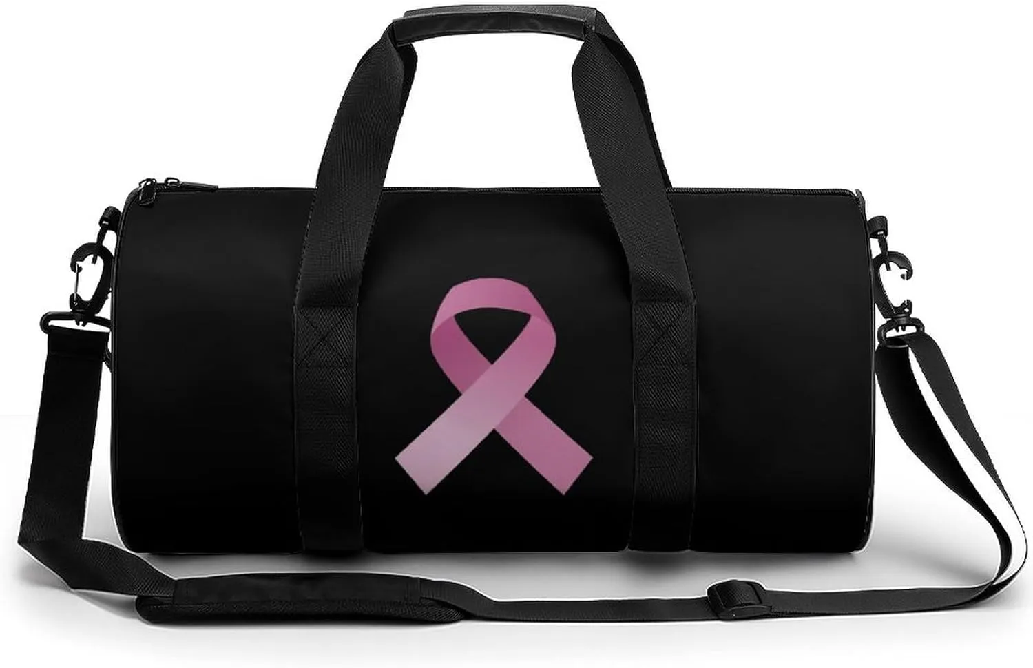 Awareness Ribbon Compact Gym Bag Travel Duffel Bags Lightweight Foldable Sports Tote Gymbag