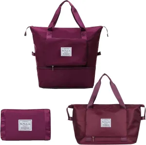 AYWVRBST King Large Capacity Folding Travel Bag,Gift,Dry and Wet Separation Multifunctional Sports Shoulder Bag, Foldable