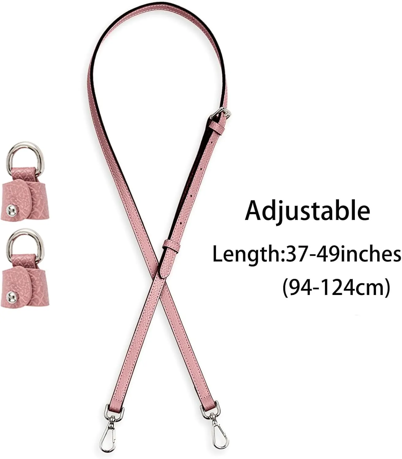 Bag Leather Strap Replacement Crossbody Shoulder Straps for Longchamp Le Pliage Mini Pouch