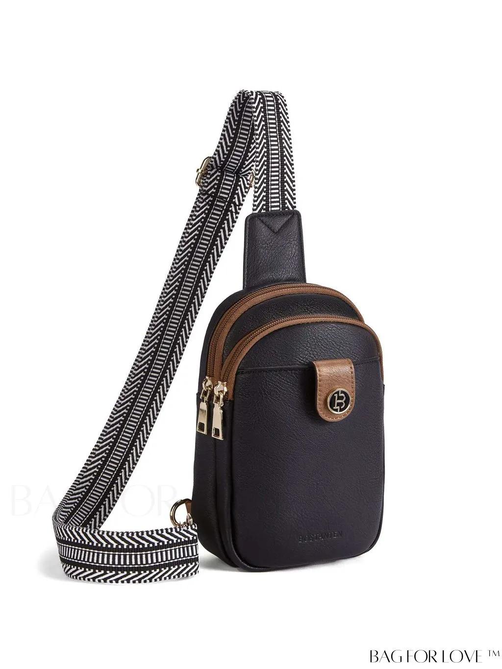BagForLove - BOSTANTEN Womens Leather Crossbody Sling Bag - Stylish Travel Purse & Chest Bag