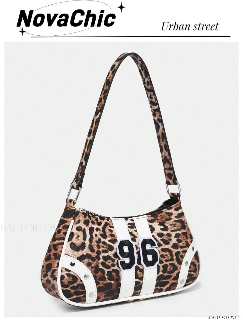 BagForLove - Fashionable Ladies' Shoulder Bag with Digital Decor
