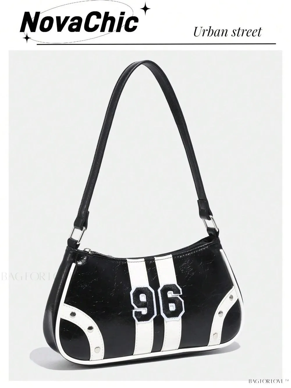 BagForLove - Fashionable Ladies' Shoulder Bag with Digital Decor