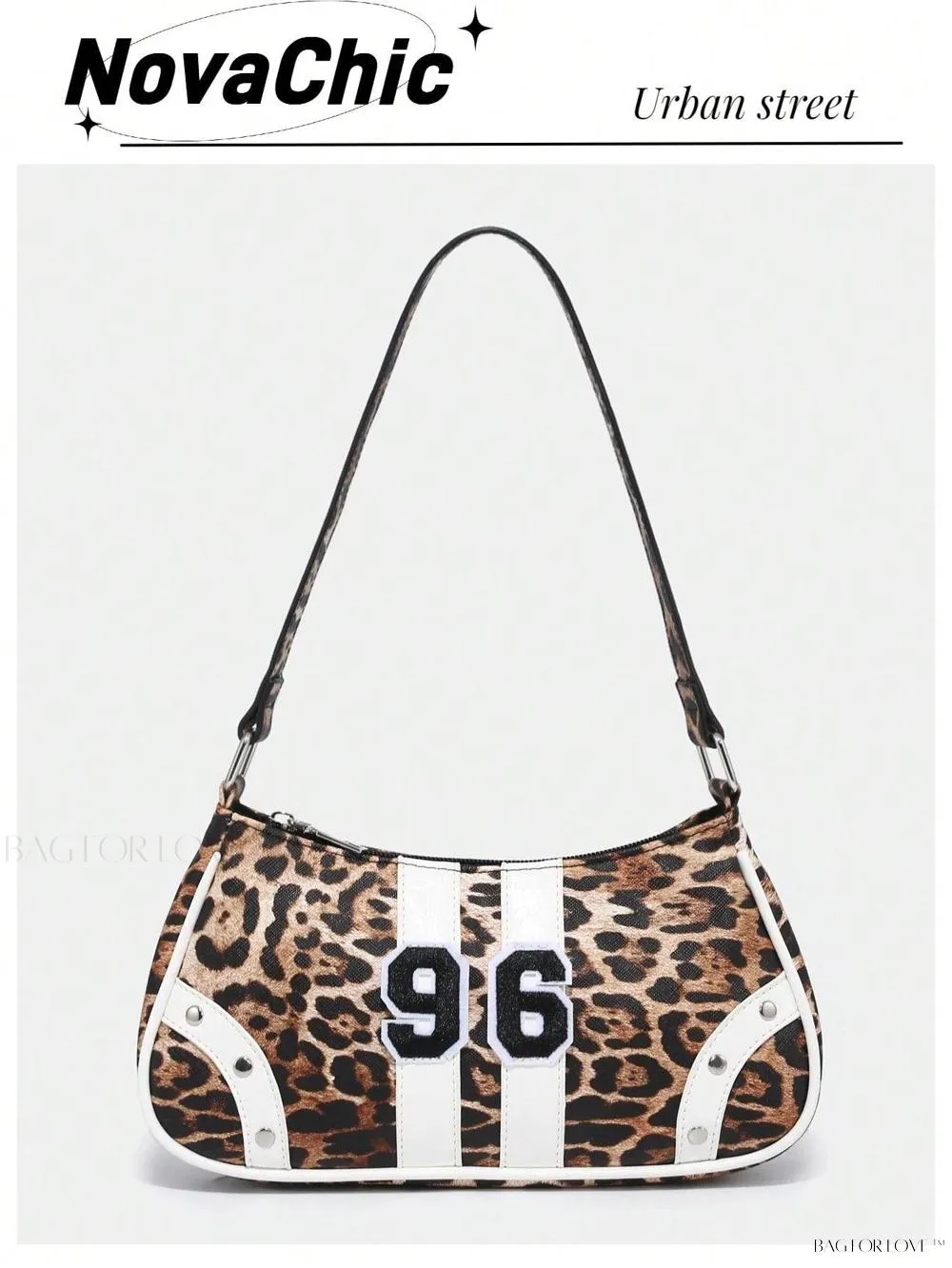 BagForLove - Fashionable Ladies' Shoulder Bag with Digital Decor