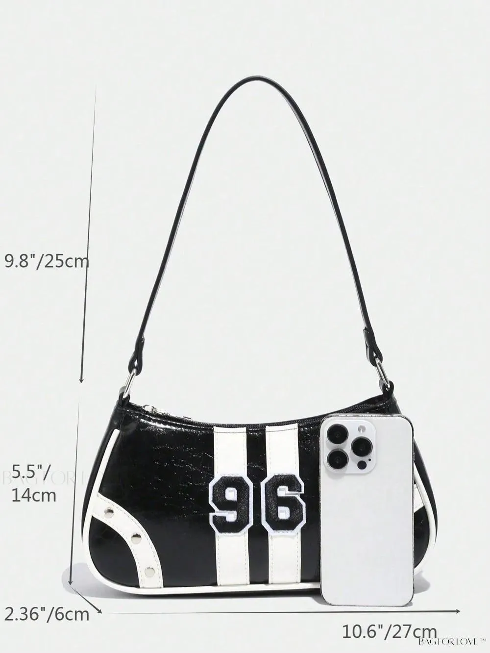 BagForLove - Fashionable Ladies' Shoulder Bag with Digital Decor