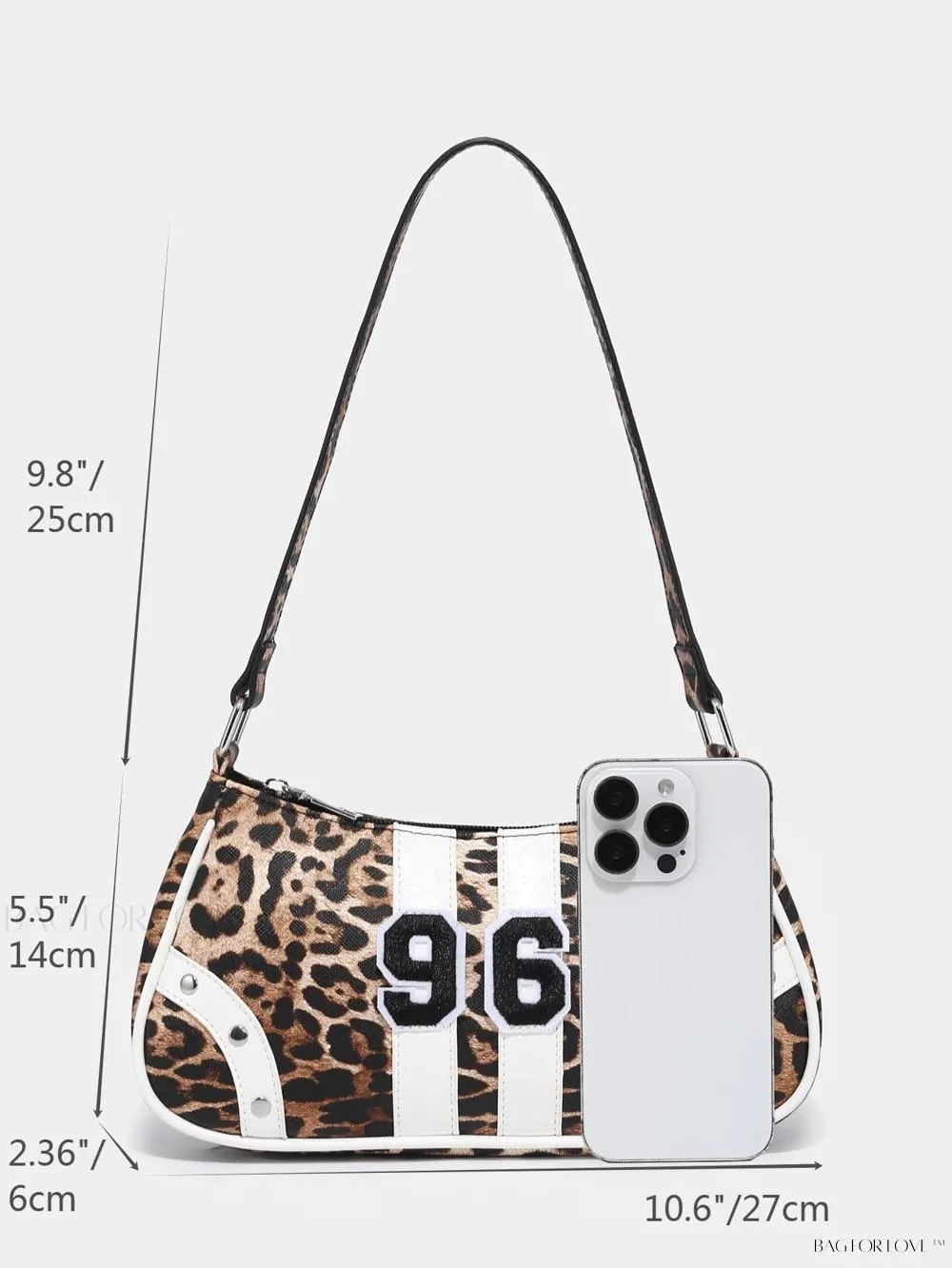 BagForLove - Fashionable Ladies' Shoulder Bag with Digital Decor