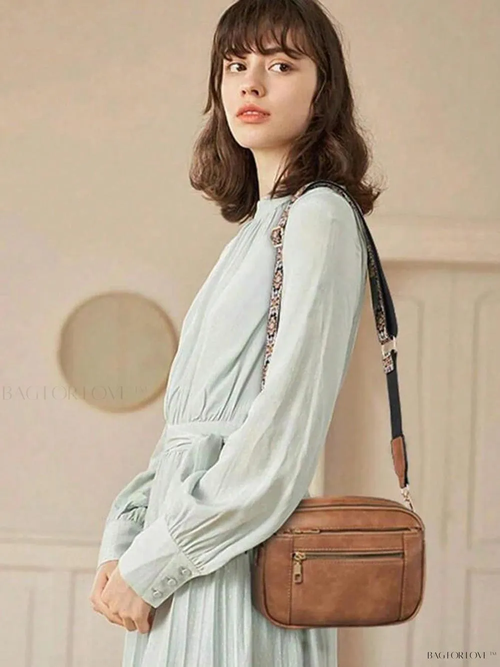 BagForLove - Fashionable Vegan Leather Small Square Crossbody Bags