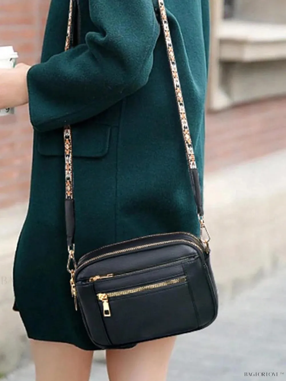 BagForLove - Fashionable Vegan Leather Small Square Crossbody Bags