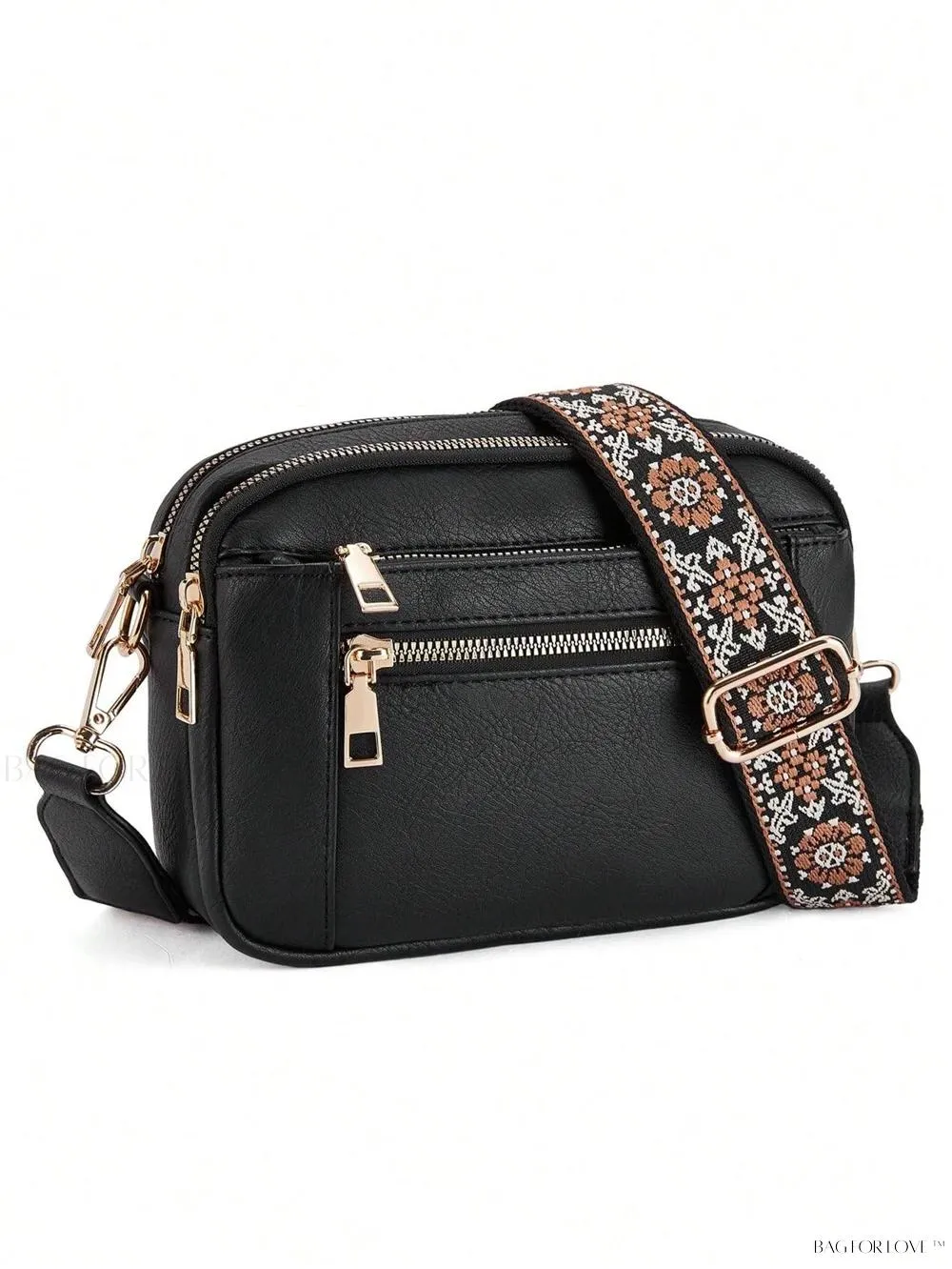 BagForLove - Fashionable Vegan Leather Small Square Crossbody Bags
