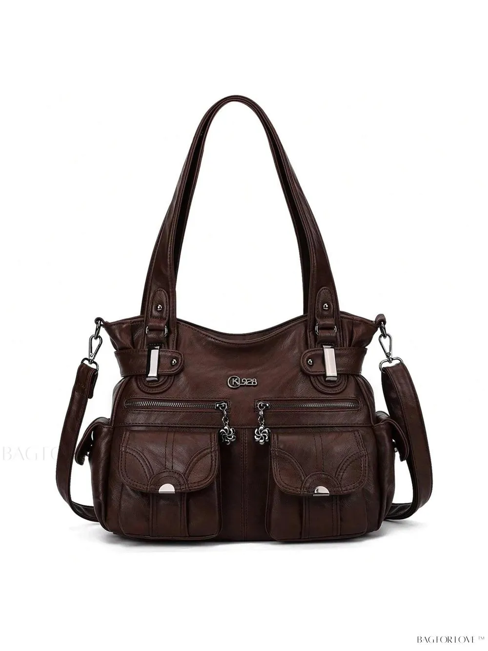 BagForLove - Large Soft PU Leather Tote Bag for Women