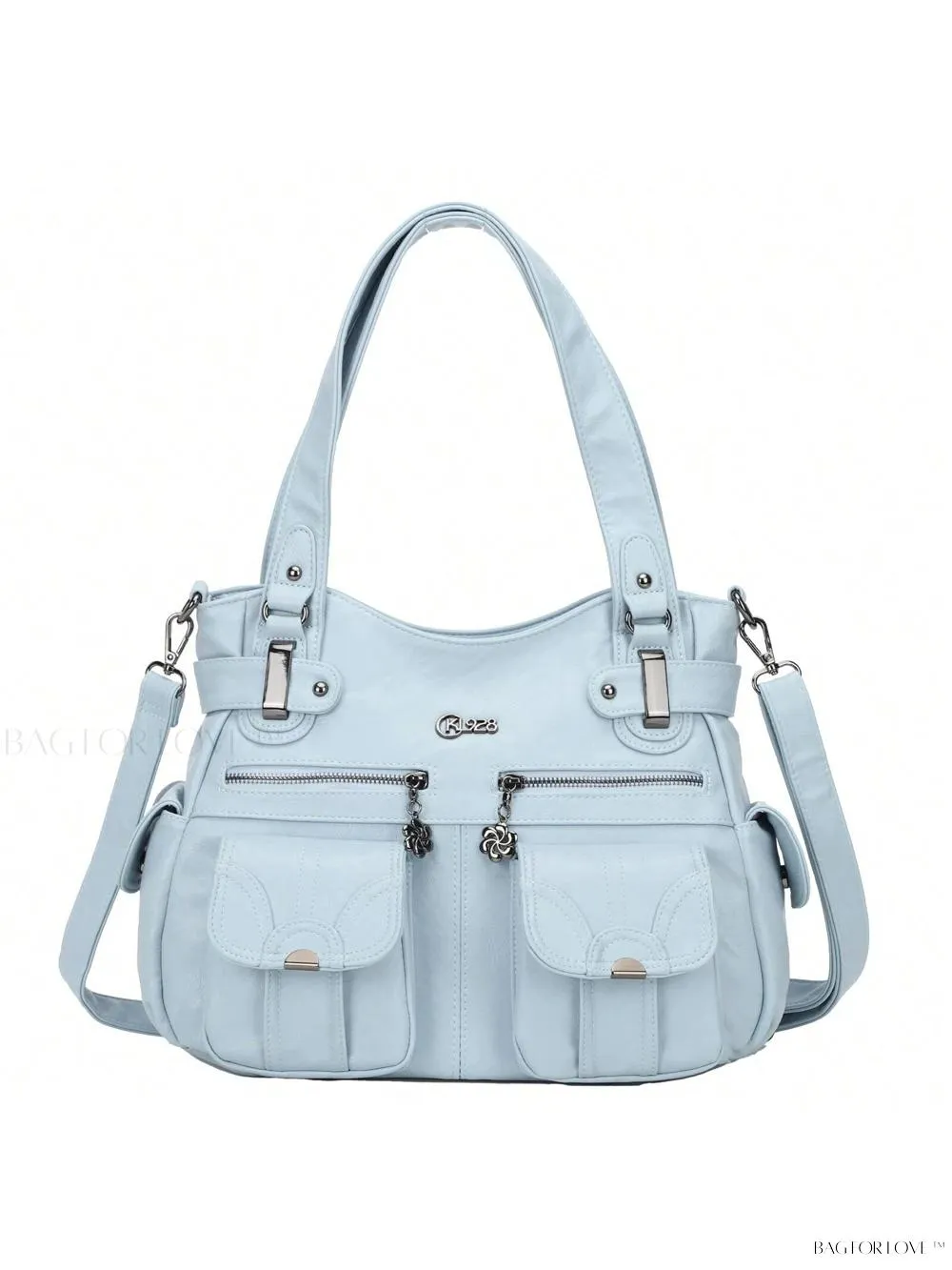 BagForLove - Large Soft PU Leather Tote Bag for Women