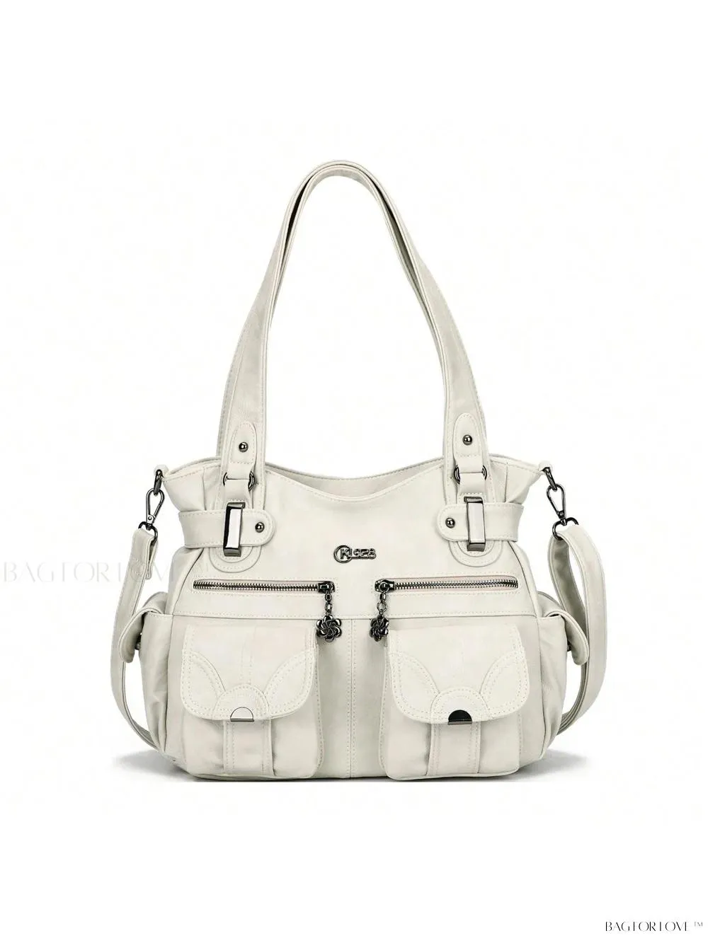 BagForLove - Large Soft PU Leather Tote Bag for Women