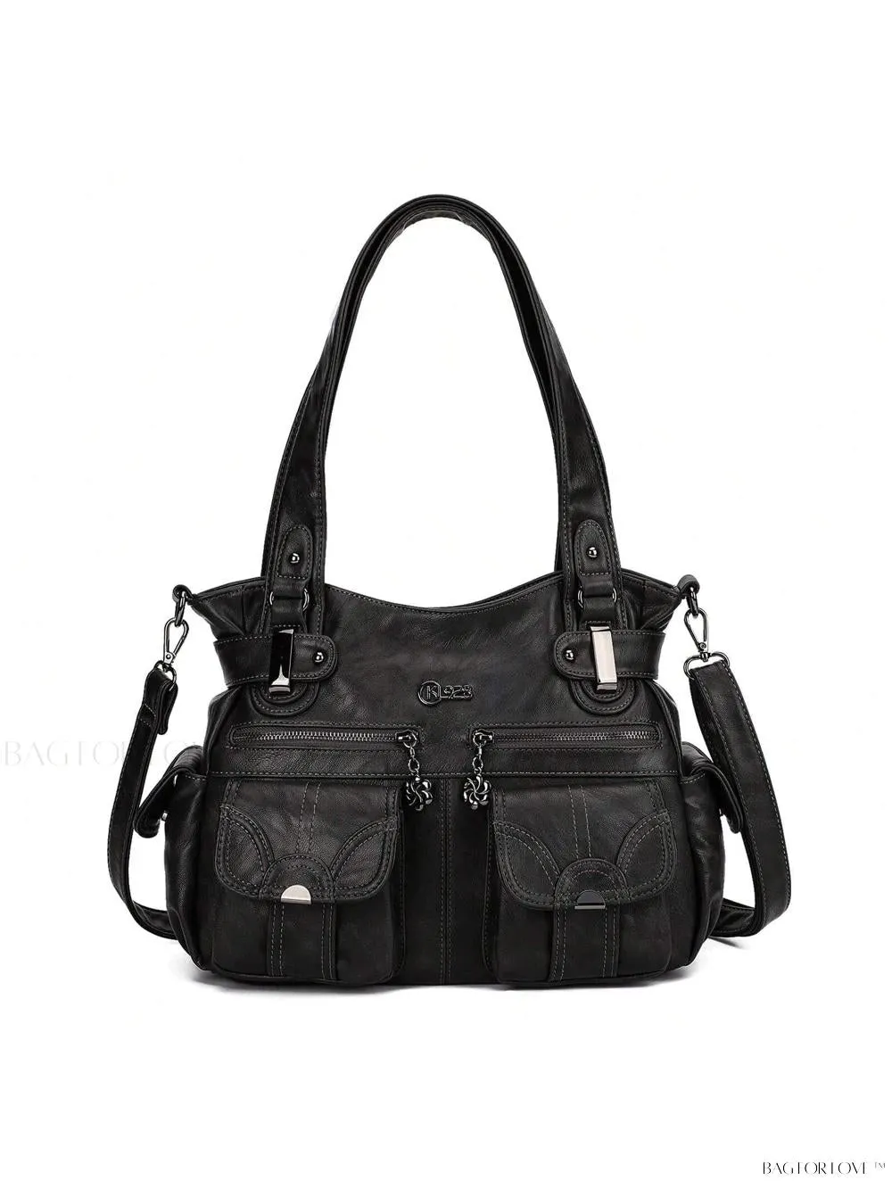 BagForLove - Large Soft PU Leather Tote Bag for Women