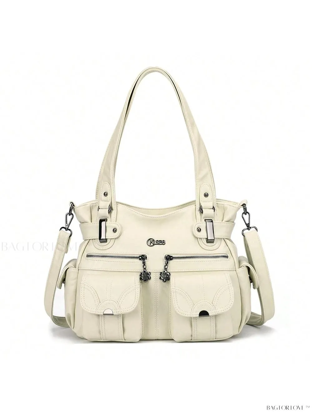 BagForLove - Luxury Tote Bag for Women - Soft PU Leather and Multiple Pockets