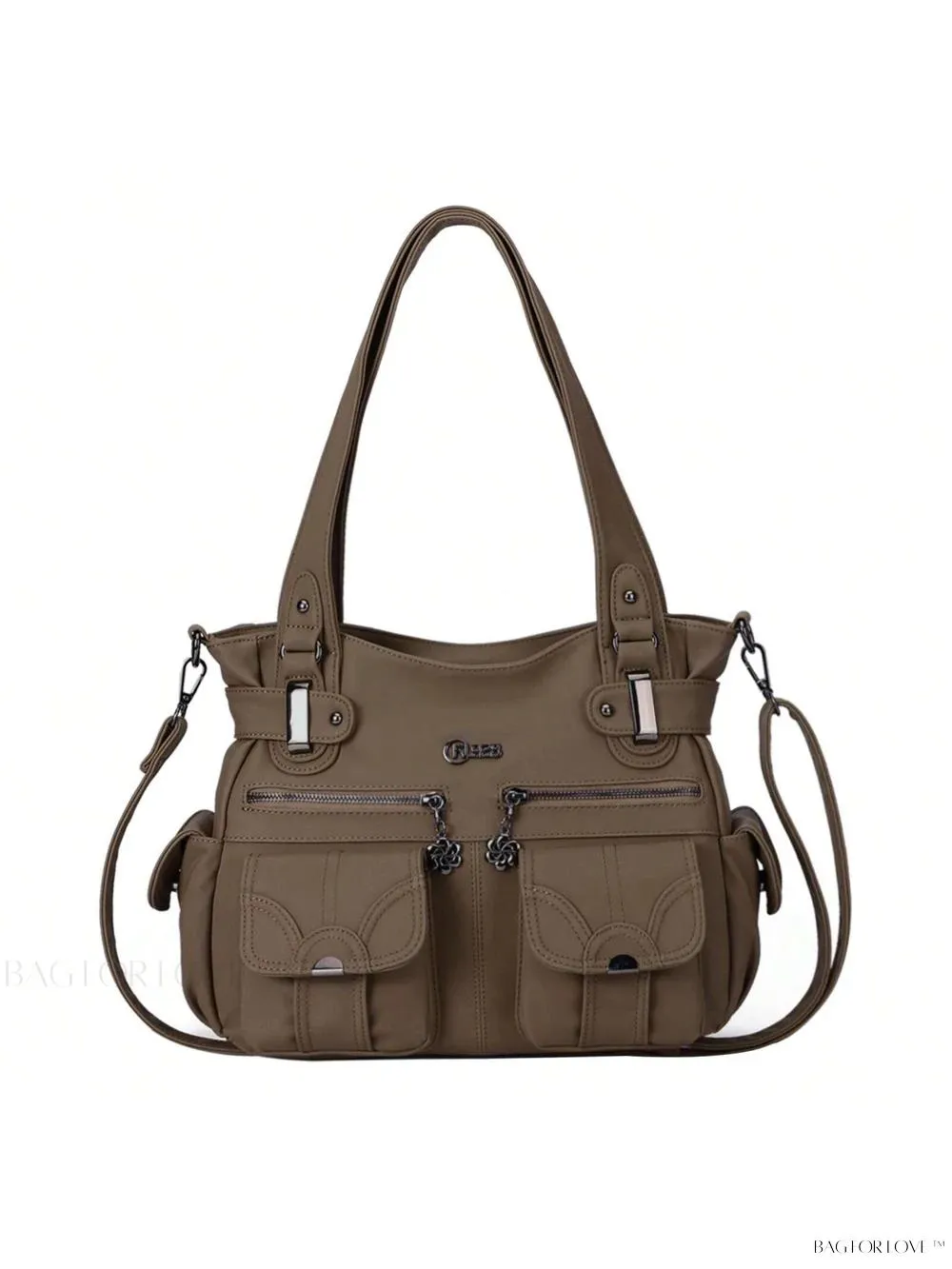 BagForLove - Luxury Tote Bag for Women - Soft PU Leather and Multiple Pockets