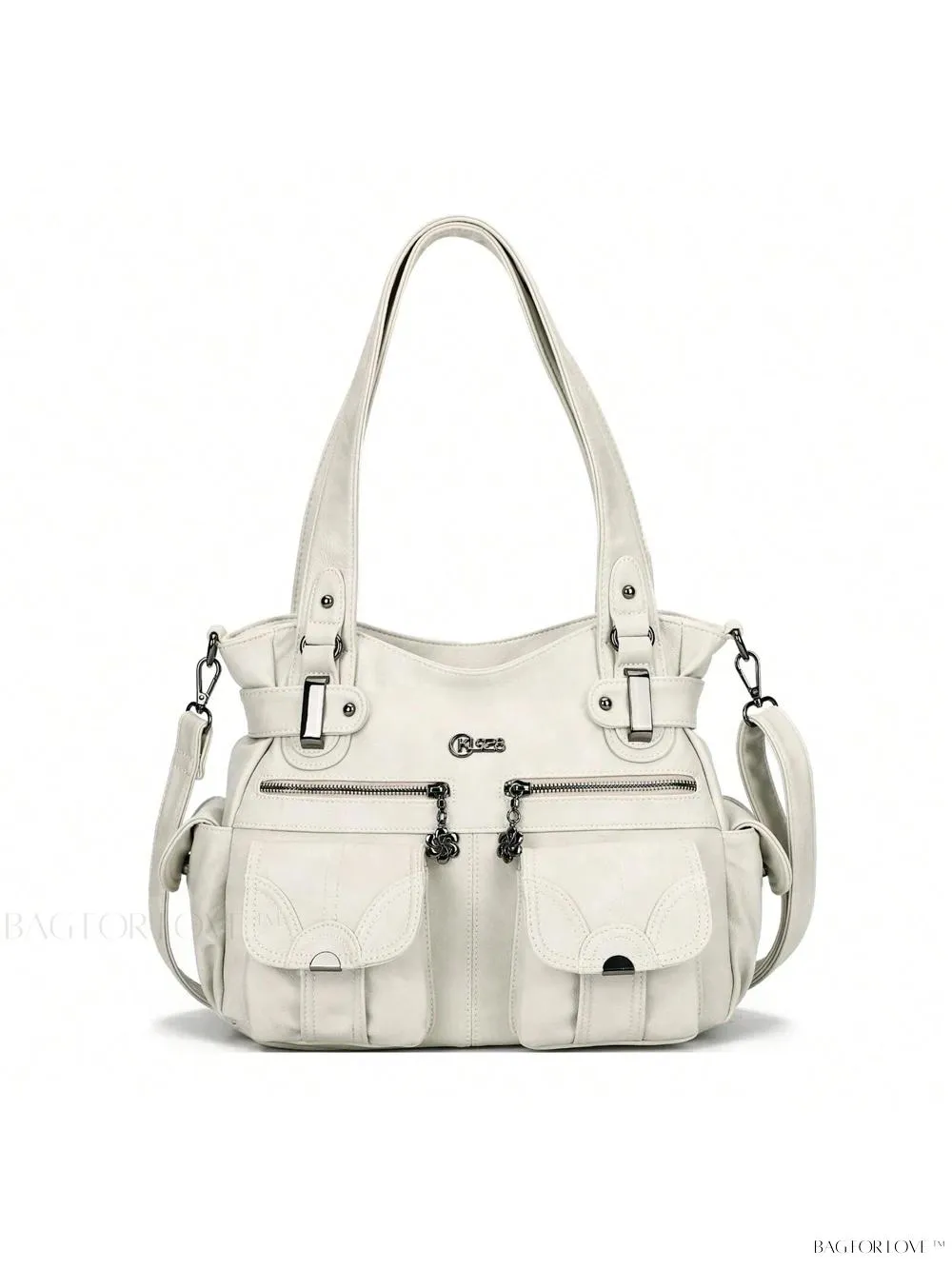 BagForLove - Luxury Tote Bag for Women - Soft PU Leather and Multiple Pockets
