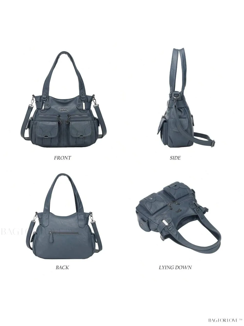 BagForLove - Luxury Tote Bag for Women - Soft PU Leather and Multiple Pockets