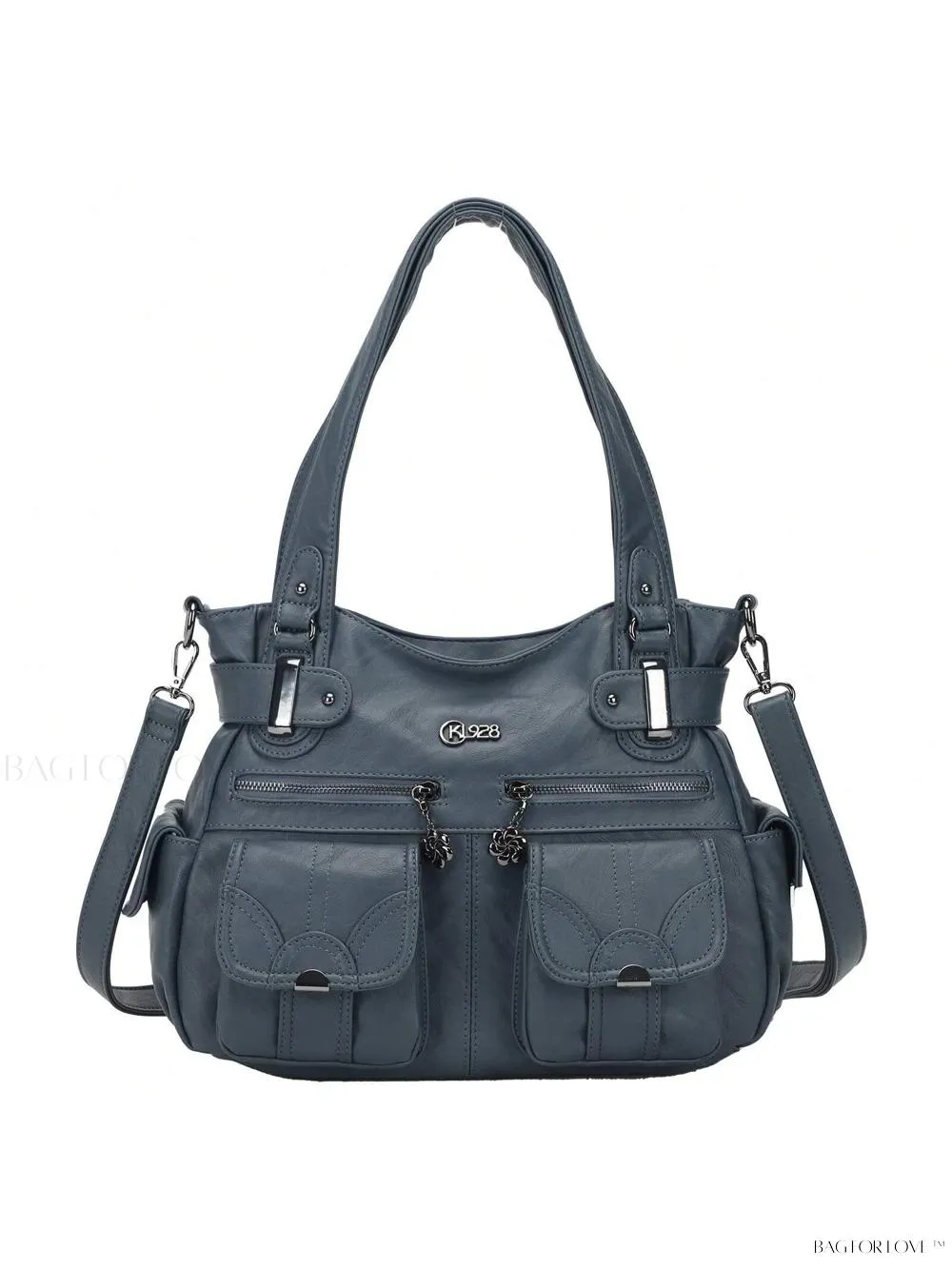BagForLove - Luxury Tote Bag for Women - Soft PU Leather and Multiple Pockets
