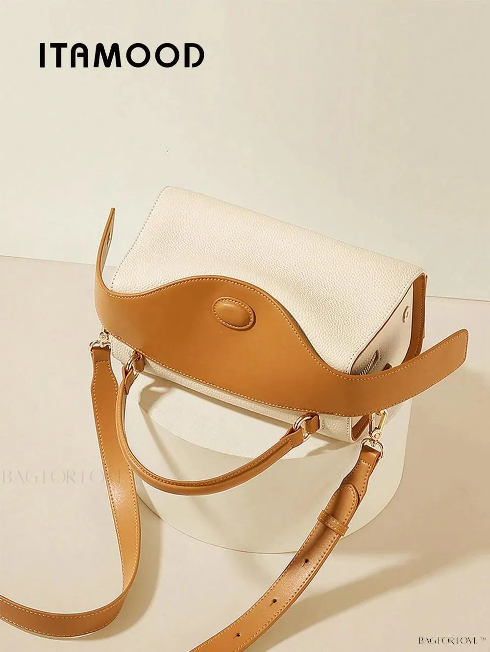 BagForLove - New Arrival Top Layer Cowhide Handbag with Shoulder Strap