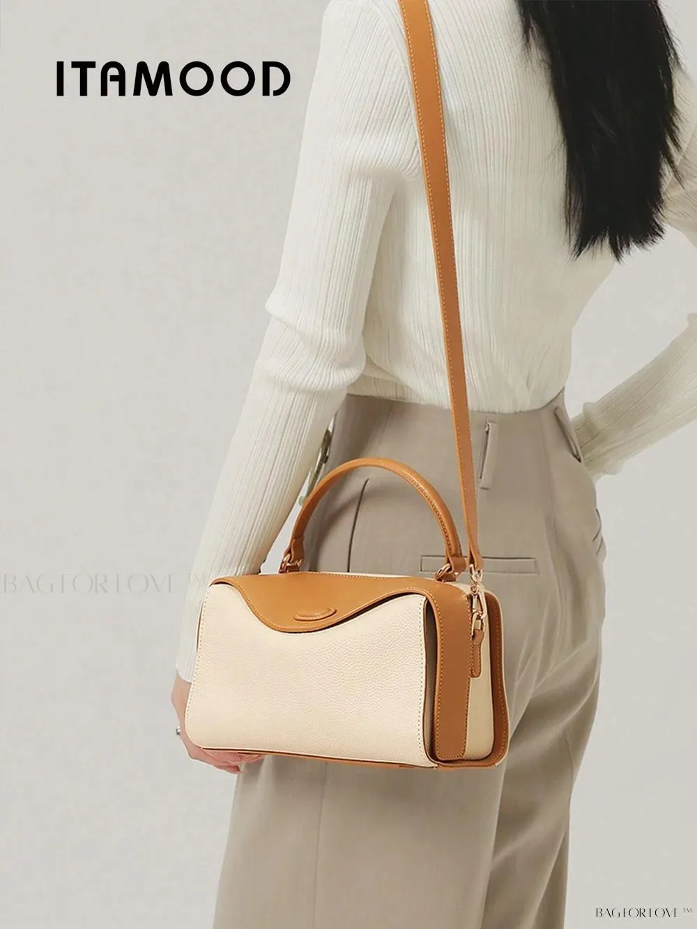 BagForLove - New Arrival Top Layer Cowhide Handbag with Shoulder Strap
