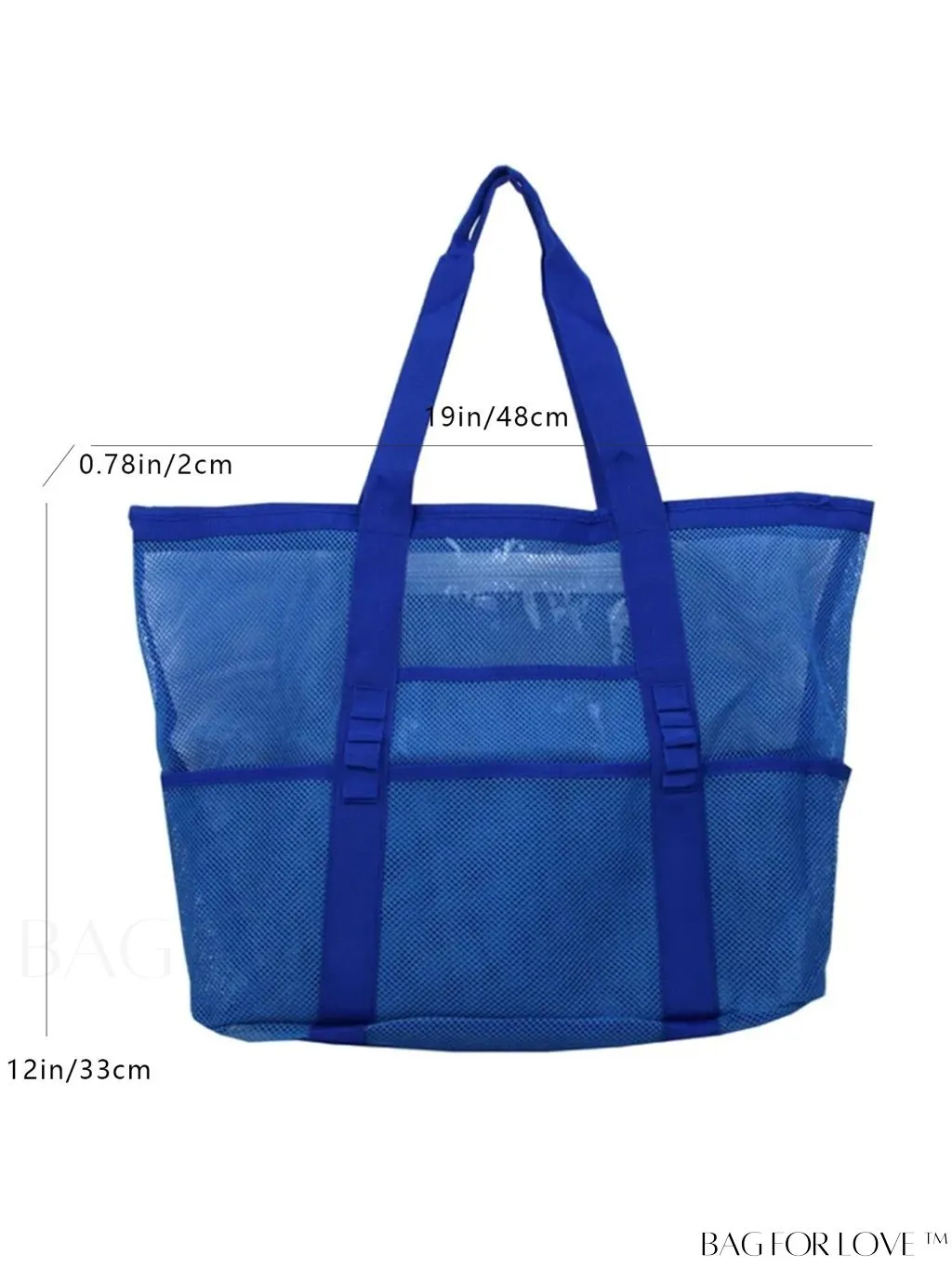 BagForLove - Premium Swim Tote Bag: Ultra-Spacious Mesh Beach Handbag & Shoulder Bag for Outdoor & Pool