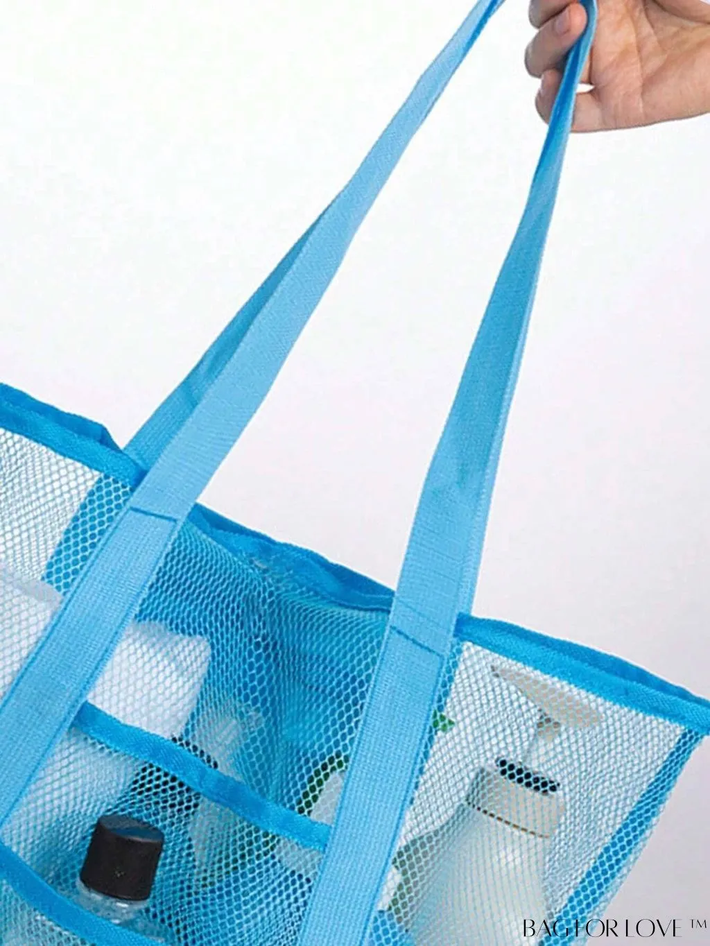 BagForLove - Premium Swim Tote Bag: Ultra-Spacious Mesh Beach Handbag & Shoulder Bag for Outdoor & Pool