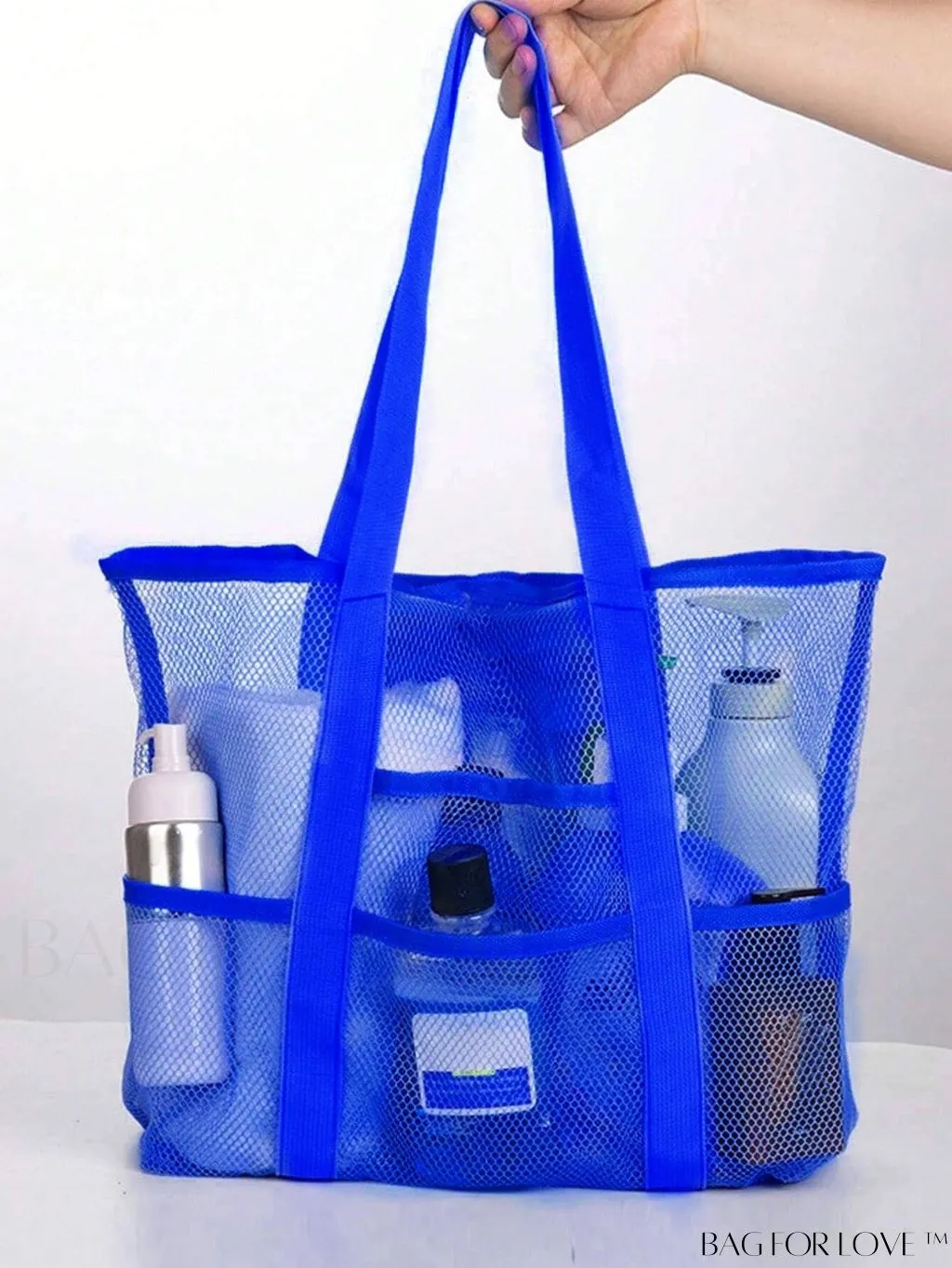 BagForLove - Premium Swim Tote Bag: Ultra-Spacious Mesh Beach Handbag & Shoulder Bag for Outdoor & Pool