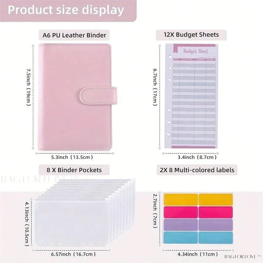 BagForLove - Simplify Your Money Management - A6 Leather Envelope System