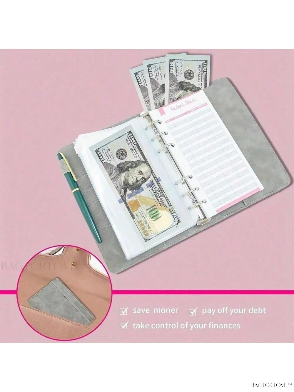 BagForLove - Simplify Your Money Management - A6 Leather Envelope System
