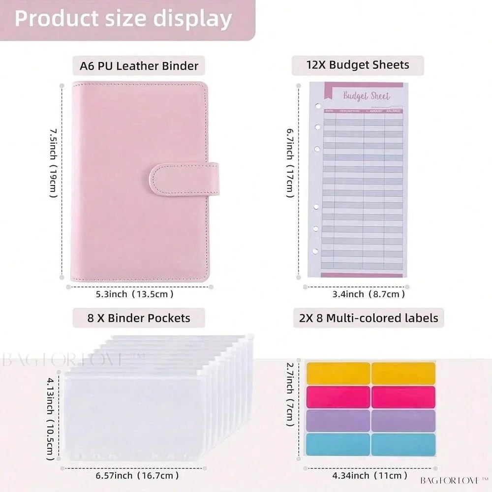 BagForLove - Simplify Your Money Management - A6 Leather Envelope System