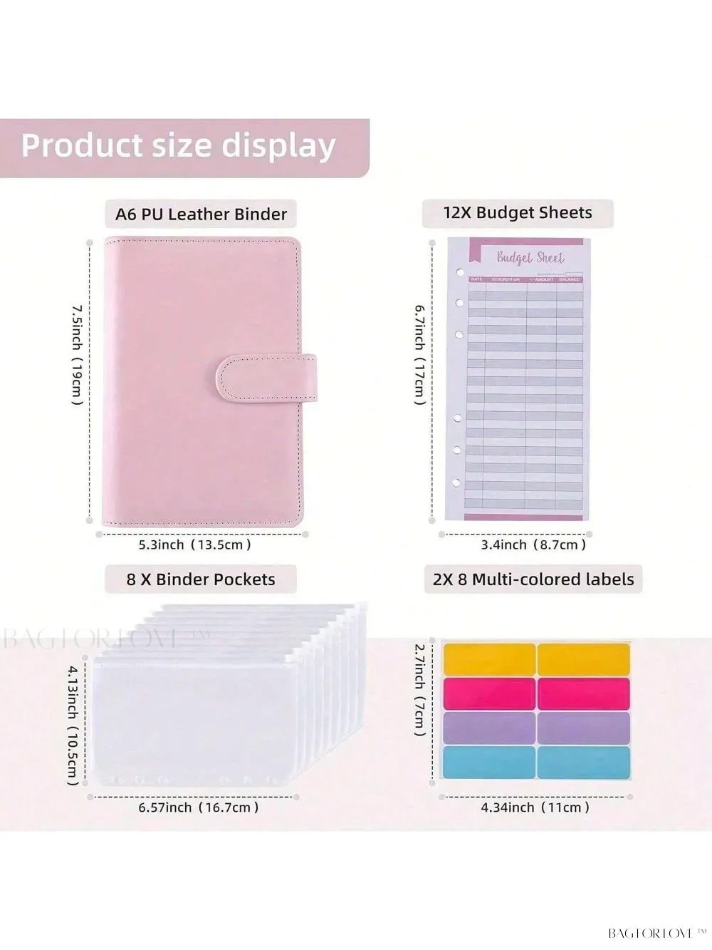 BagForLove - Simplify Your Money Management - A6 Leather Envelope System