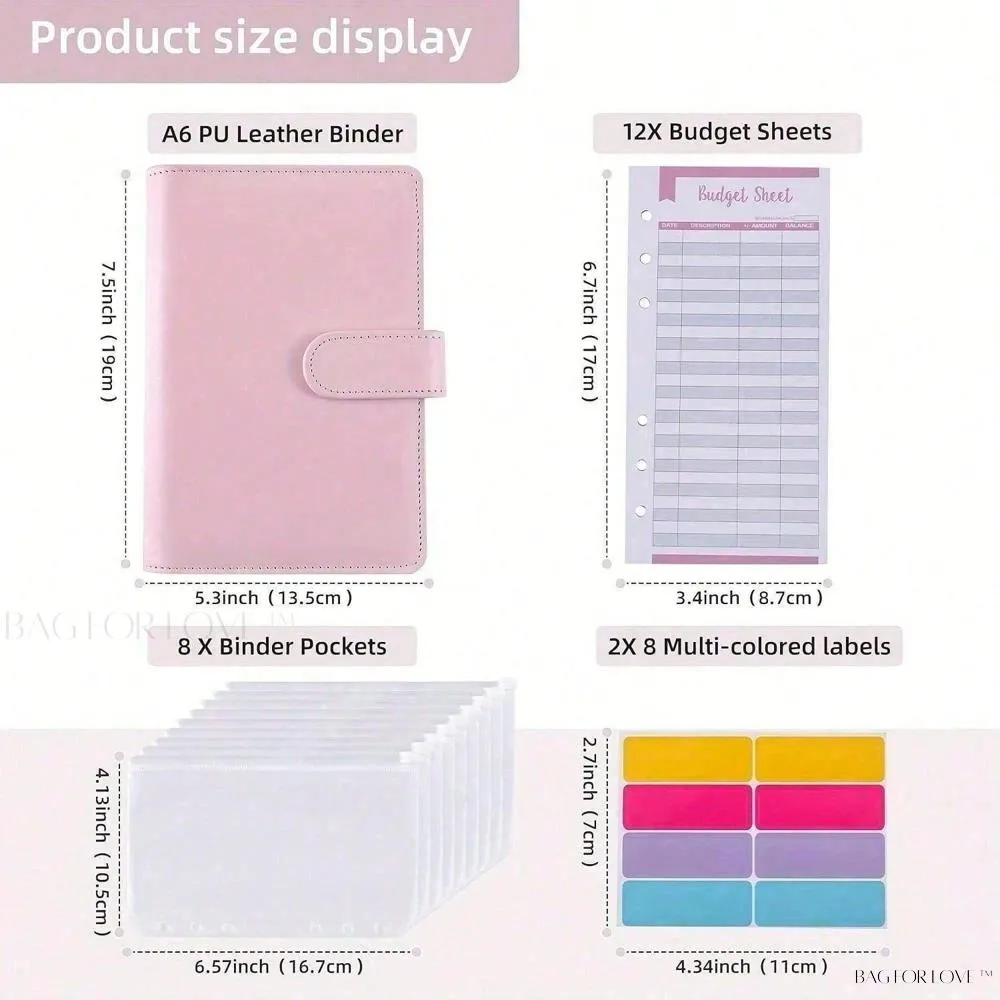 BagForLove - Simplify Your Money Management - A6 Leather Envelope System