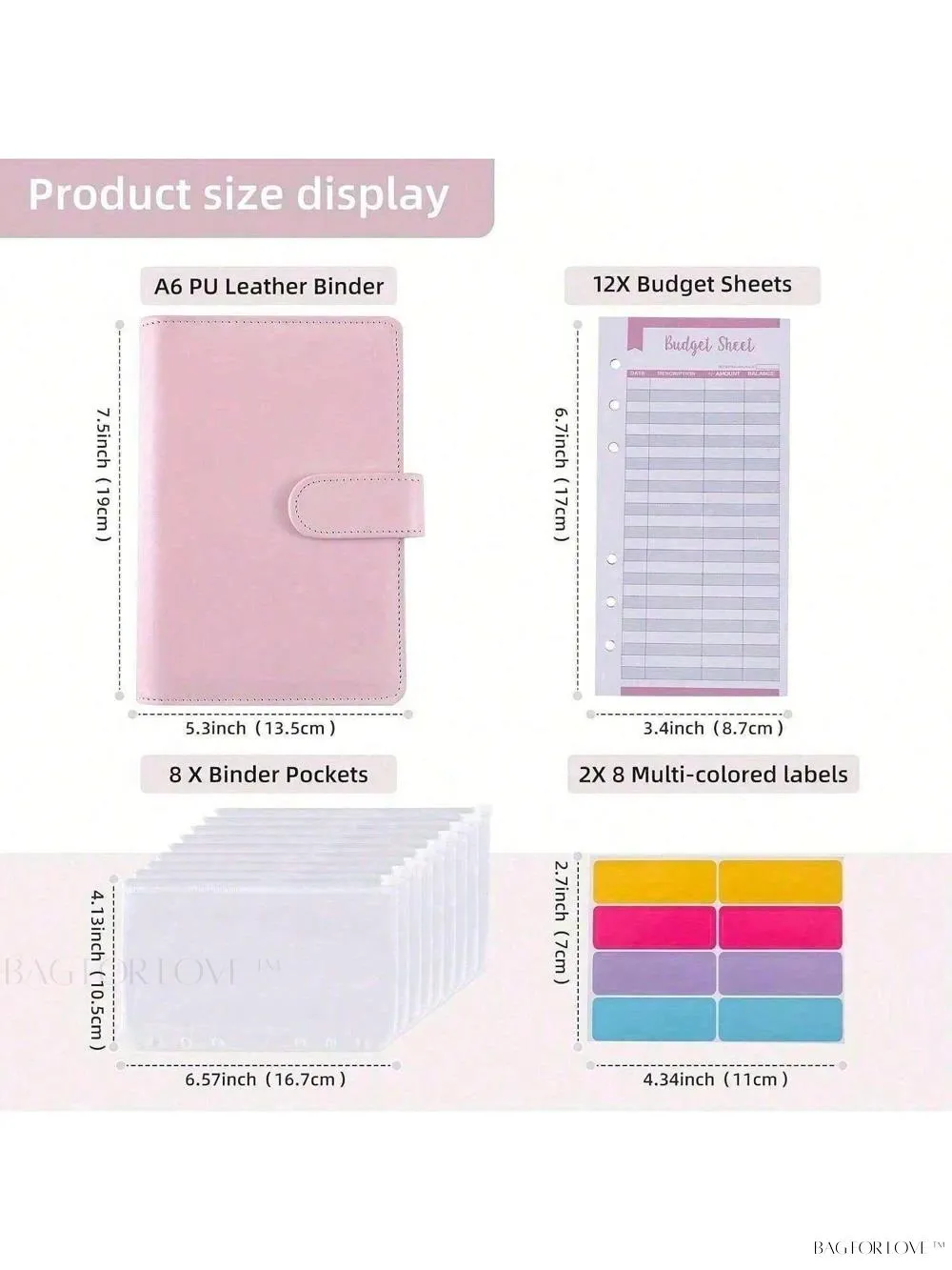 BagForLove - Simplify Your Money Management - A6 Leather Envelope System