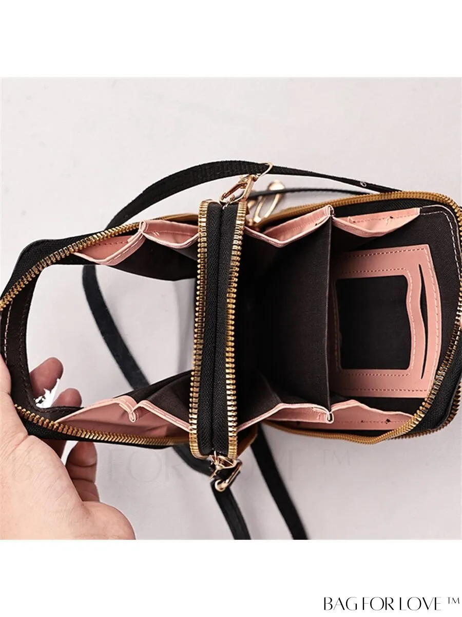 BagForLove - Stylish and Functional Womens PU Leather Smartphone Wallet with Large Storage Capacity
