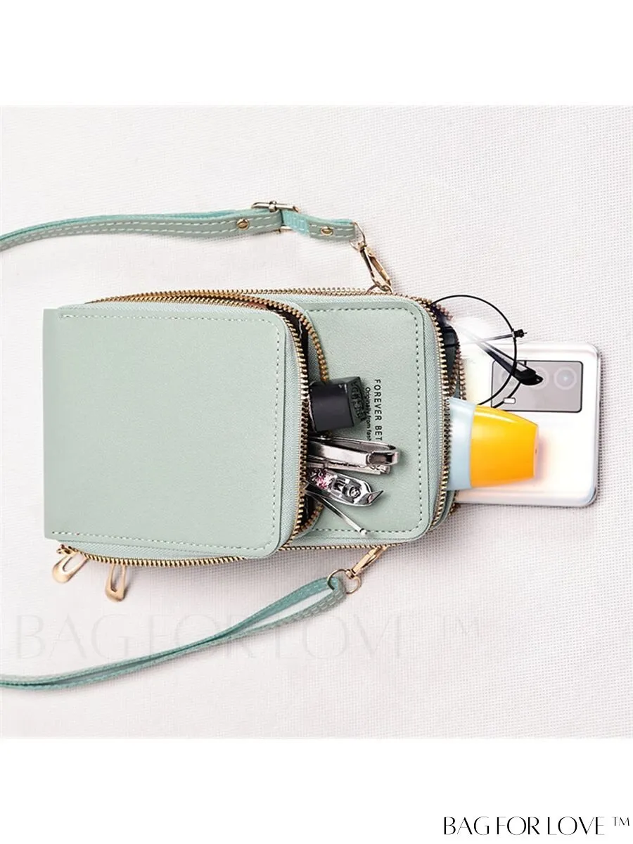 BagForLove - Stylish and Functional Womens PU Leather Smartphone Wallet with Large Storage Capacity