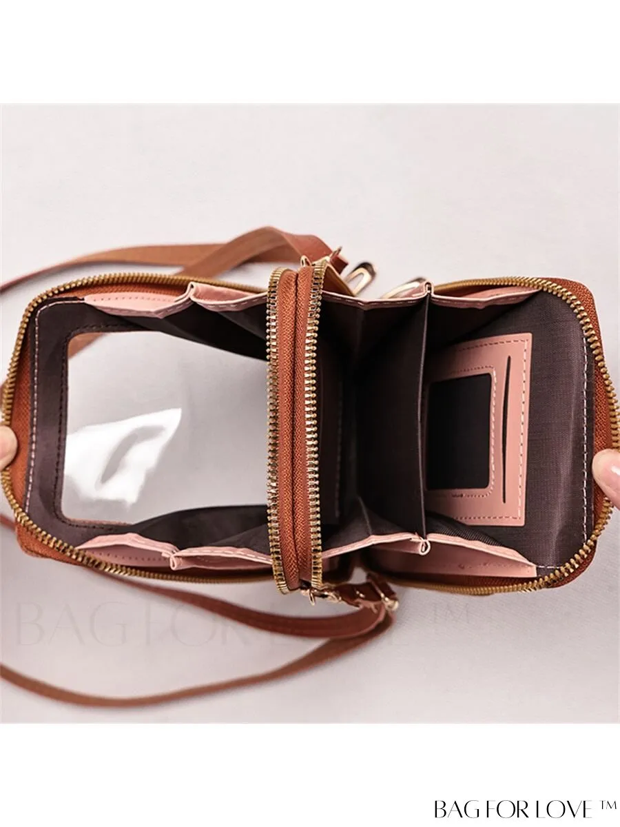 BagForLove - Stylish and Functional Womens PU Leather Smartphone Wallet with Large Storage Capacity