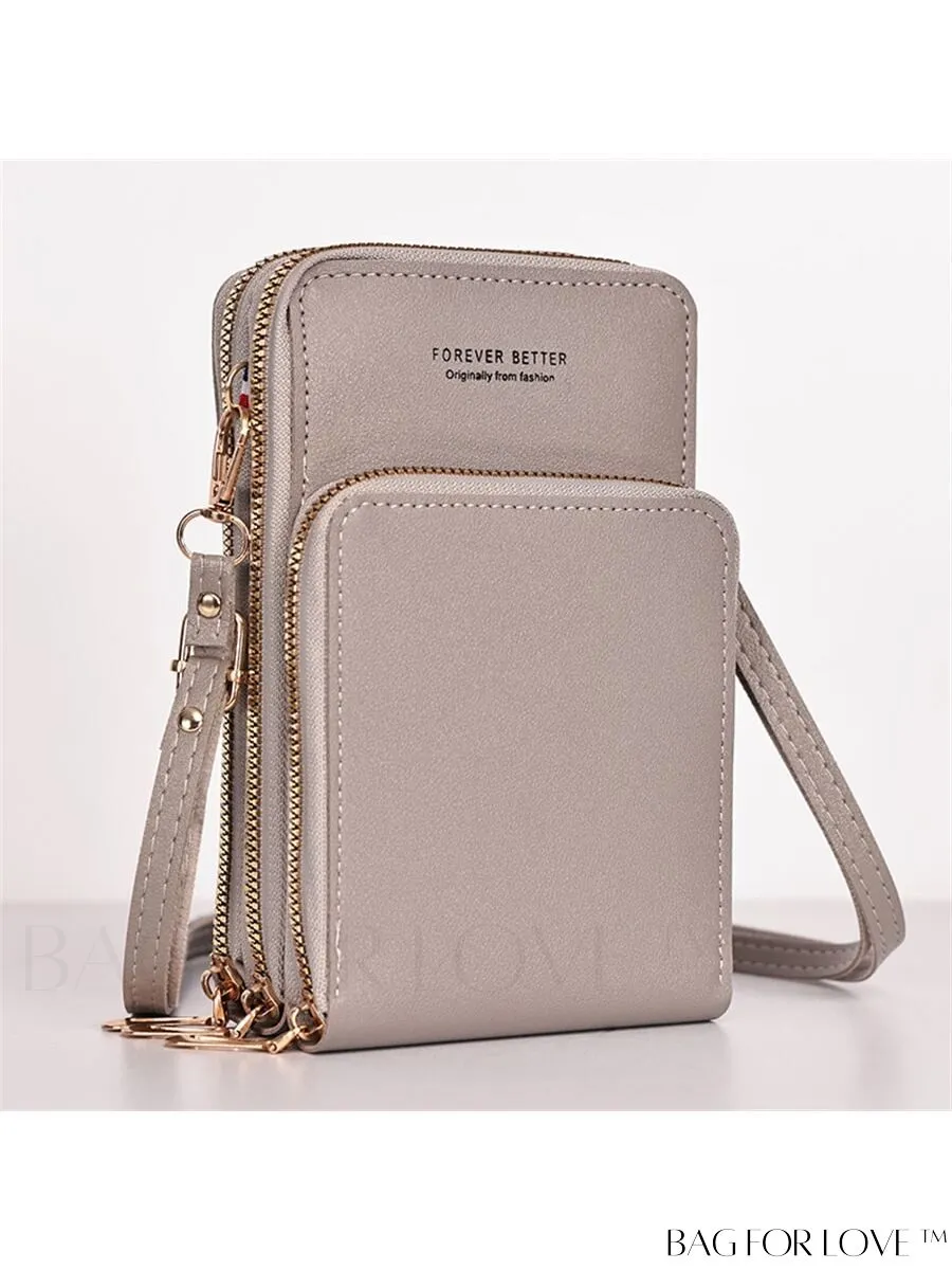 BagForLove - Stylish and Functional Womens PU Leather Smartphone Wallet with Large Storage Capacity
