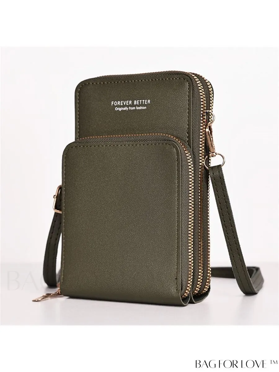 BagForLove - Stylish and Functional Womens PU Leather Smartphone Wallet with Large Storage Capacity