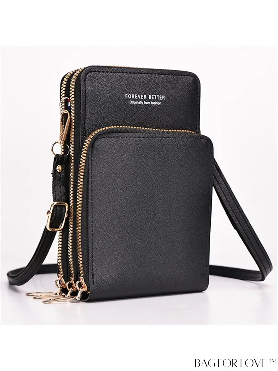 BagForLove - Stylish and Functional Womens PU Leather Smartphone Wallet with Large Storage Capacity