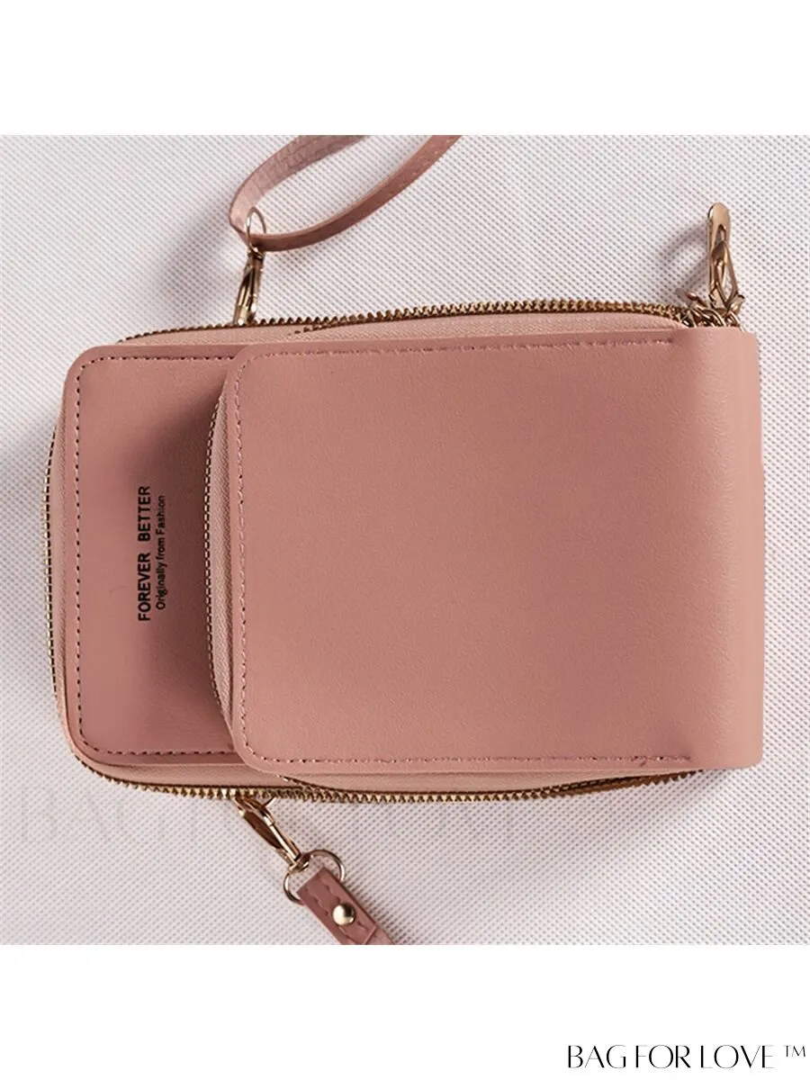 BagForLove - Stylish and Functional Womens PU Leather Smartphone Wallet with Large Storage Capacity