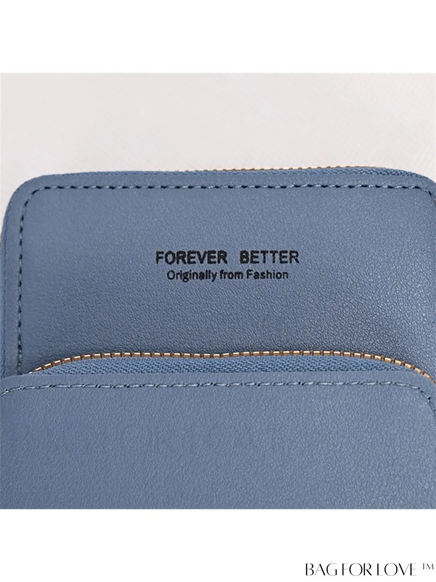 BagForLove - Stylish and Functional Womens PU Leather Smartphone Wallet with Large Storage Capacity