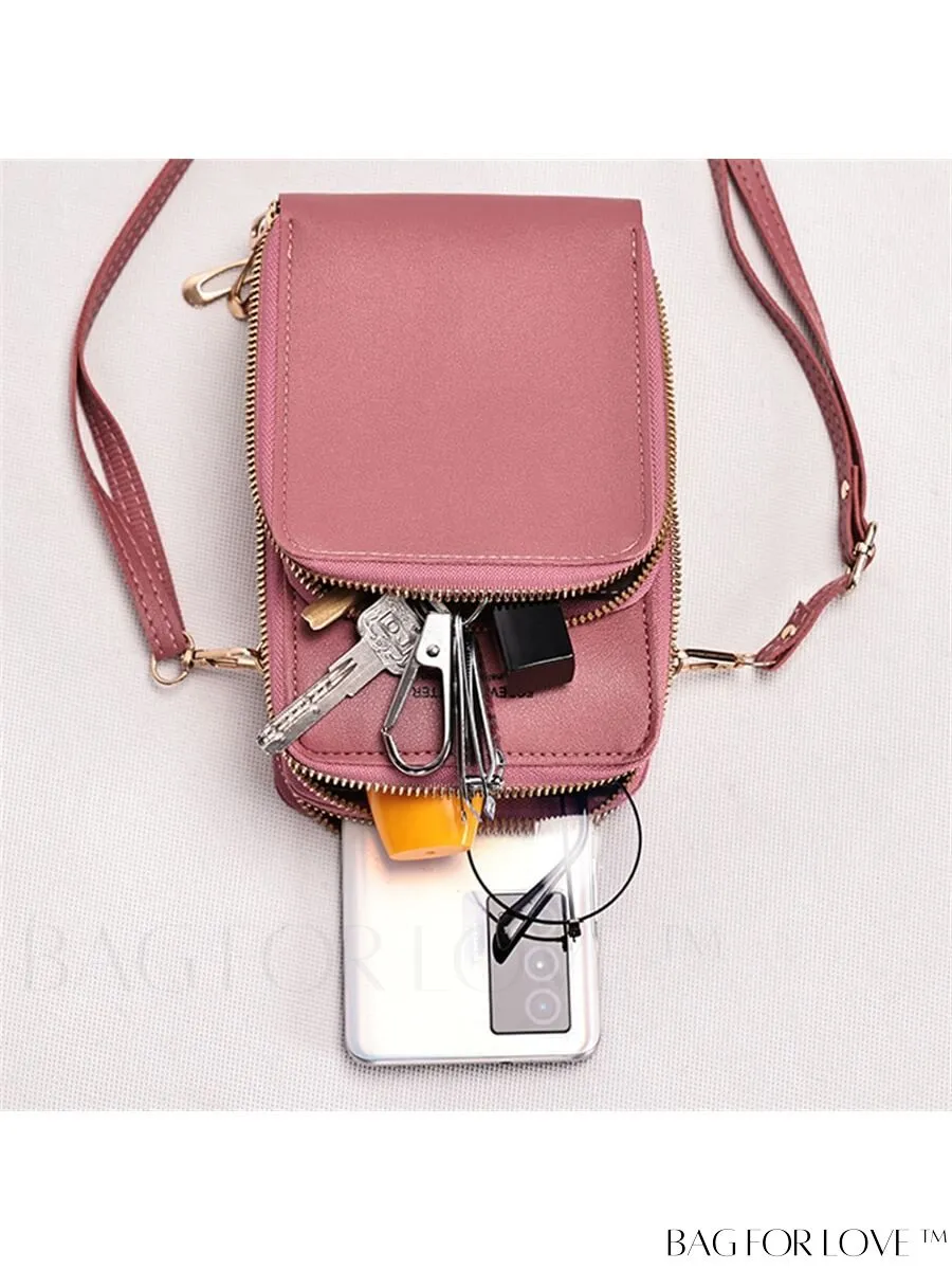 BagForLove - Stylish and Functional Womens PU Leather Smartphone Wallet with Large Storage Capacity