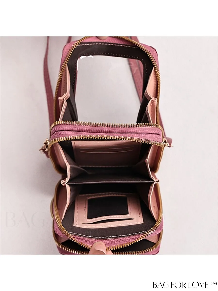 BagForLove - Stylish and Functional Womens PU Leather Smartphone Wallet with Large Storage Capacity