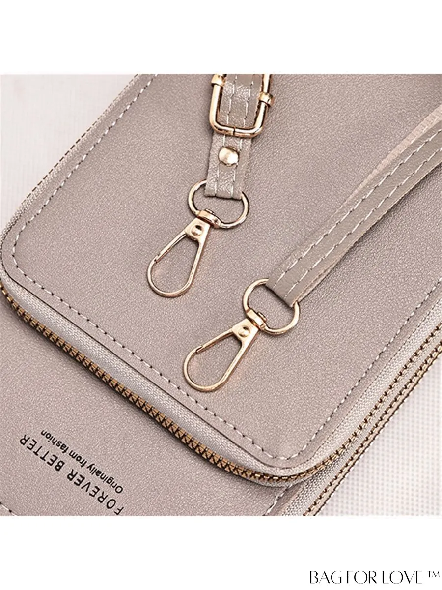 BagForLove - Stylish and Functional Womens PU Leather Smartphone Wallet with Large Storage Capacity