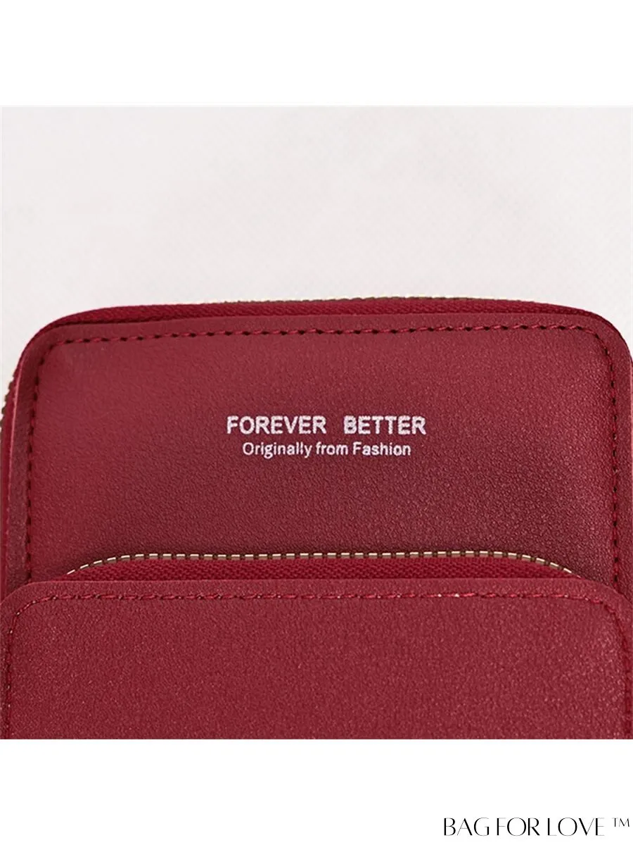 BagForLove - Stylish and Functional Womens PU Leather Smartphone Wallet with Large Storage Capacity