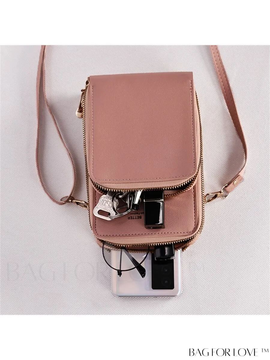 BagForLove - Stylish and Functional Womens PU Leather Smartphone Wallet with Large Storage Capacity