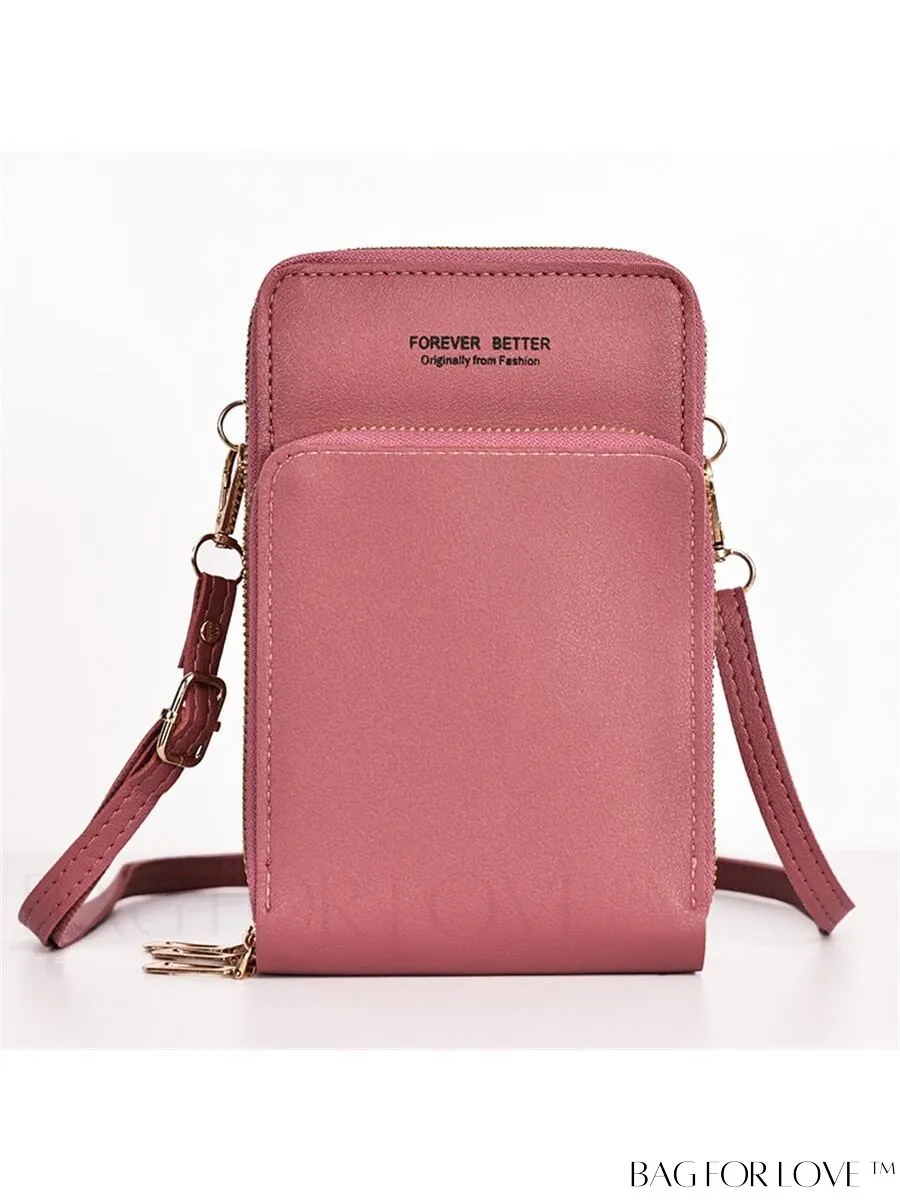 BagForLove - Stylish and Functional Womens PU Leather Smartphone Wallet with Large Storage Capacity