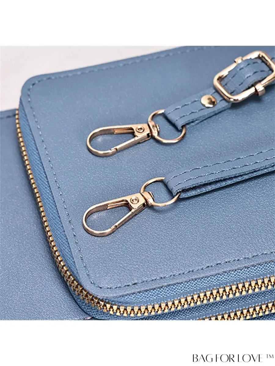 BagForLove - Stylish and Functional Womens PU Leather Smartphone Wallet with Large Storage Capacity