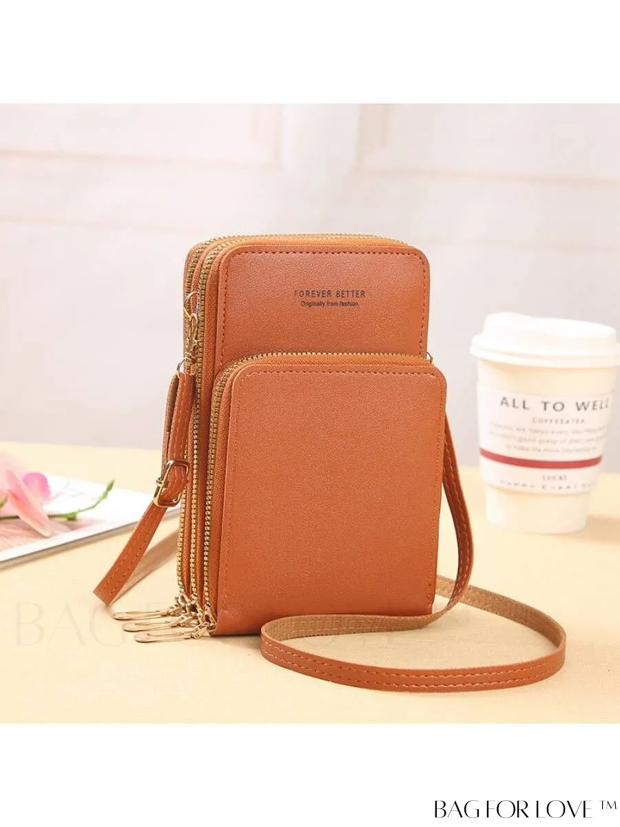 BagForLove - Stylish and Functional Womens PU Leather Smartphone Wallet with Large Storage Capacity